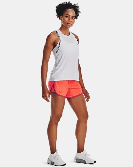Shorts UA Play Up de 13 cm (5 in) para Mujer, Orange, pdpMainDesktop image number 2